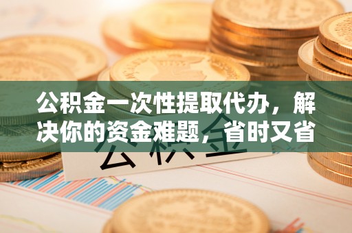 利通公积金一次性提取代办，解决你的资金难题，省时又省心