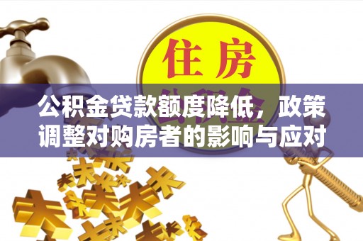 利通公积金贷款额度降低，政策调整对购房者的影响与应对策略