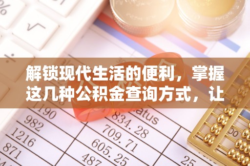 利通解锁现代生活的便利，掌握这几种公积金查询方式，让理财更轻松