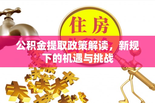 利通公积金提取政策解读，新规下的机遇与挑战